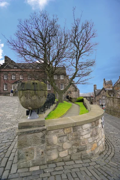 Middeleeuwse architectuur in kasteel van edinburgh — Stockfoto