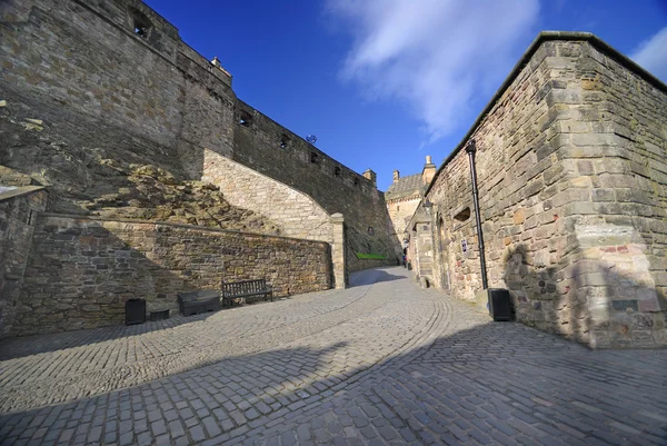 Всередині Единбурзький замок — стокове фото