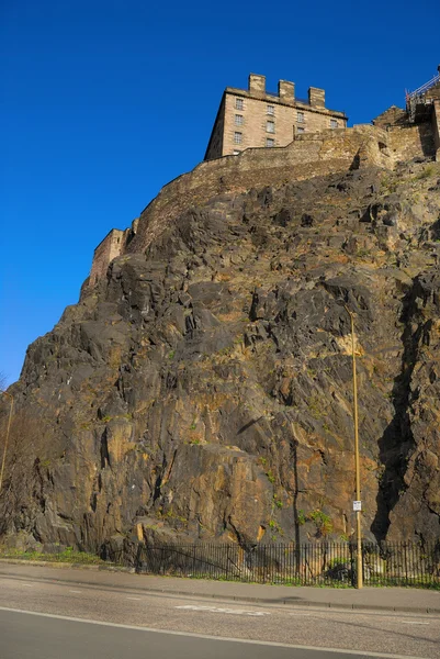 Castillo de Edimburgo vista — Foto de Stock