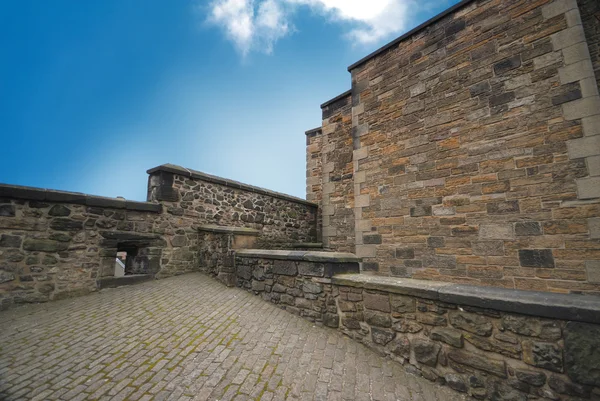 Burgmauern von edinburgh — Stockfoto