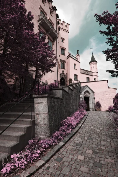 Famoso Castelo de Hohenschwangau, Alemanha — Fotografia de Stock