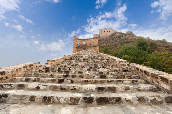 stock image The great wall against a blue sky