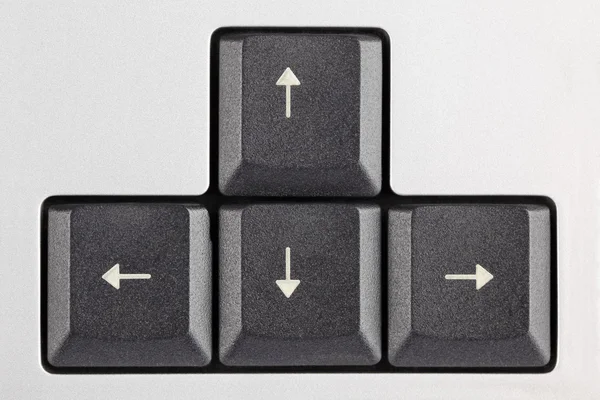 Arrow keys on keyboard — Stock Photo, Image