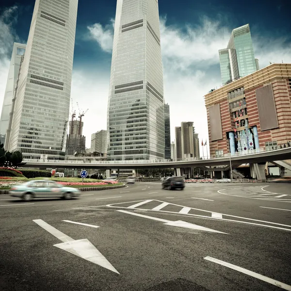 Die Straßenszene in Shanghai — Stockfoto