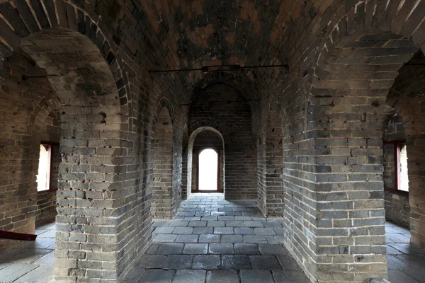 Ο πύργος του ρολογιού της εσωτερικής δομής του το Σινικό τείχος — Φωτογραφία Αρχείου