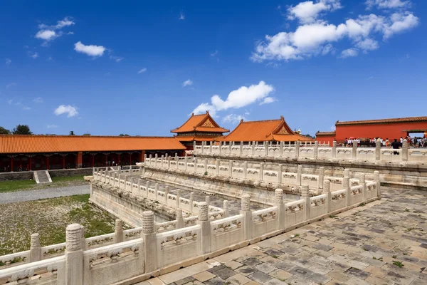 Trzy warstwy platformy w Pałac Cesarski w Pekinie — Zdjęcie stockowe
