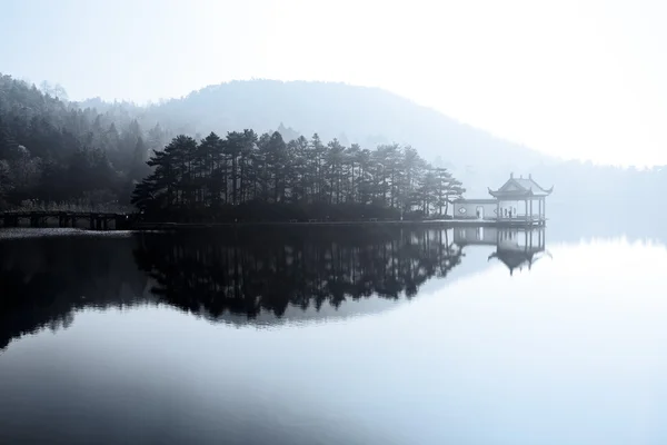 Sjön som målning — Stockfoto