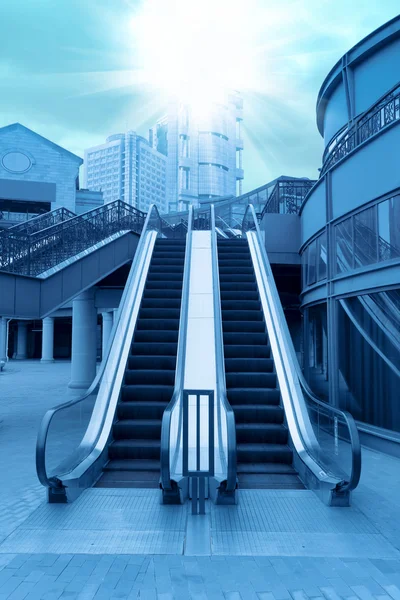 Escalator in the outdoor — Stock Photo, Image