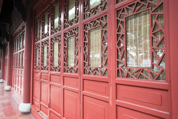 Κινεζική παραδοσιακή παραθύρων και πορτών — Φωτογραφία Αρχείου
