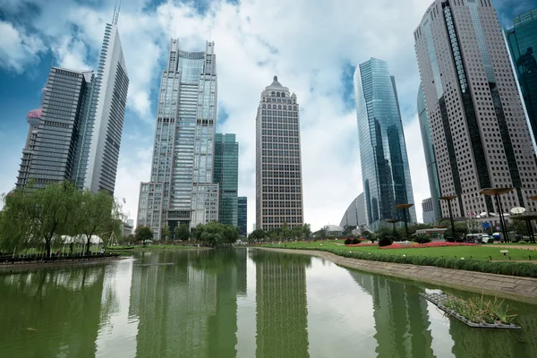 Shanghai central greenbelt park — Stockfoto