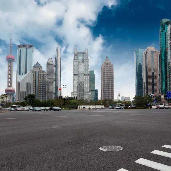 Shanghai talet avenue — Stockfoto