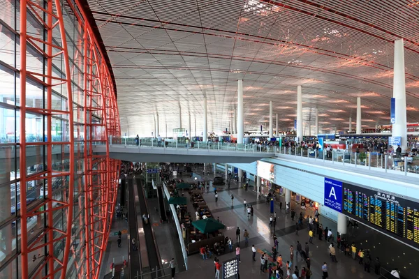 Hall de l'aéroport de Bejing — Photo