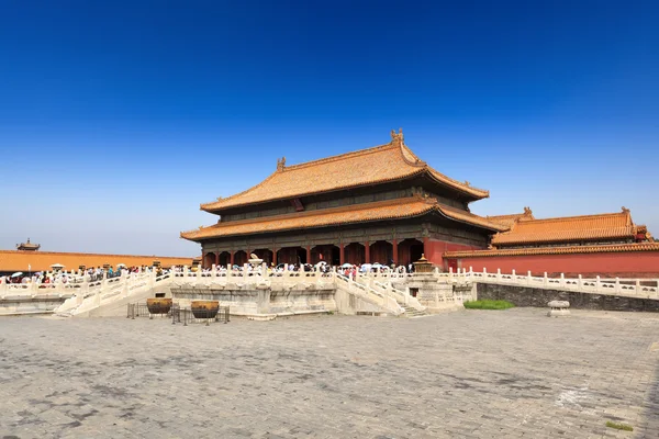 Παλάτι της Ουράνιας Αγνότητας στην απαγορευμένη πόλη Πεκίνο — Φωτογραφία Αρχείου