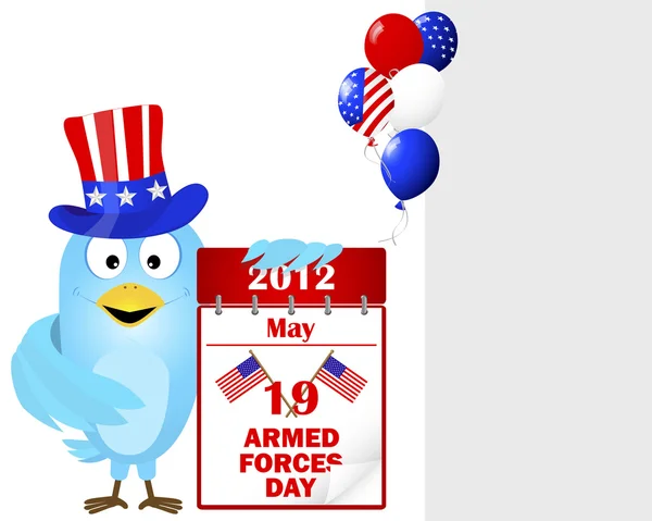 Journée des forces armées . — Image vectorielle