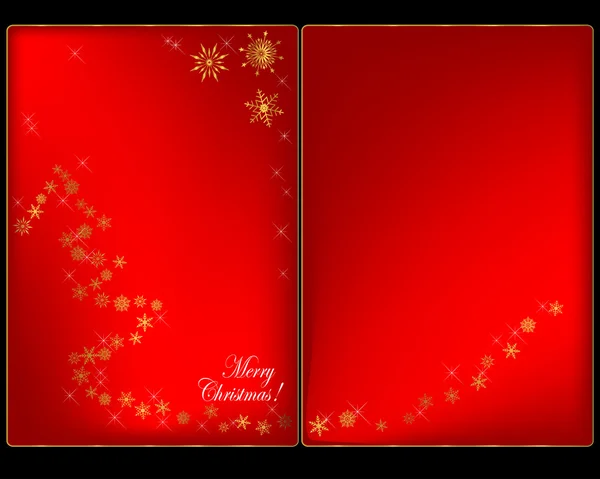 クリスマス カード. — ストックベクタ