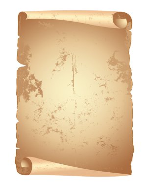 Grunge papers scroll. clipart