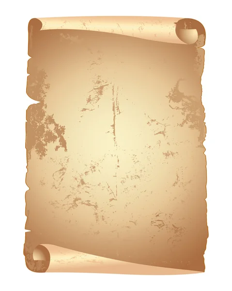 Гранж-бумажный свиток . — стоковый вектор