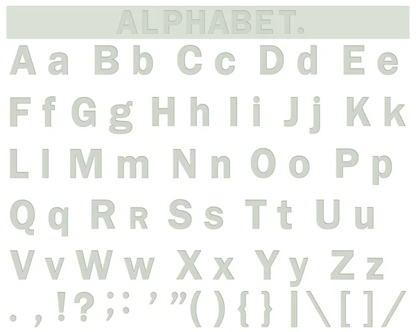 Alphabet anglais . — Image vectorielle