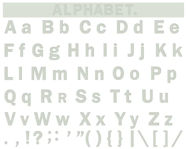 Αγγλικό αλφάβητο. — Διανυσματικό Αρχείο