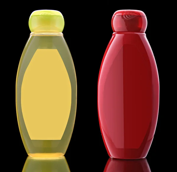 Butelki z tworzyw sztucznych — Zdjęcie stockowe