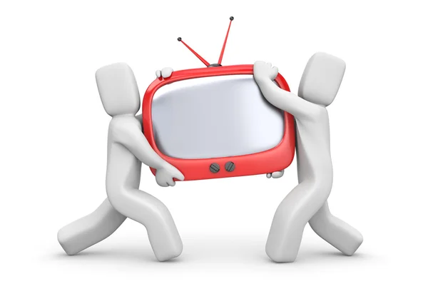 Purchase new TV — Stock Photo, Image