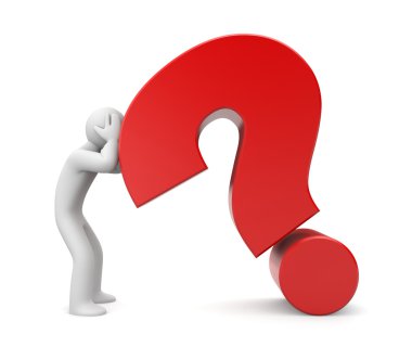 Difficult question clipart