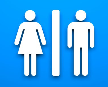 Toilet symbols clipart