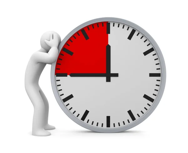 Deadline. Image contain clipping path — Stock Photo, Image