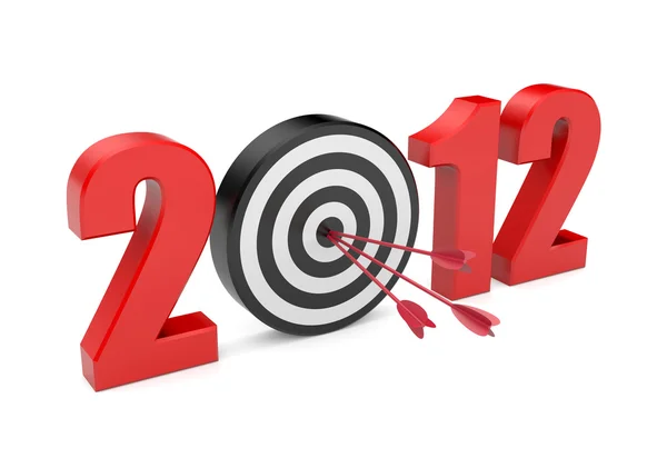Success in new year. Image contain clipping path — Stock Photo, Image