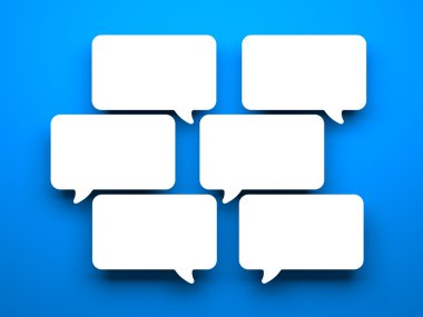 Speech bubbles clipart