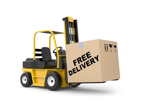 Free delivery — Stock Photo, Image