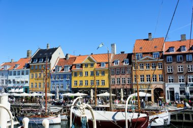 Nyhavn sokak. Kopenhag