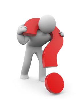 Difficult question clipart