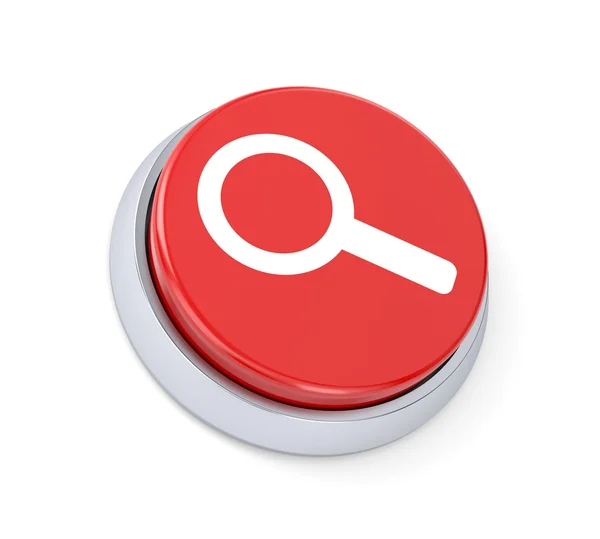 Button with magnify glass — Stock Photo, Image