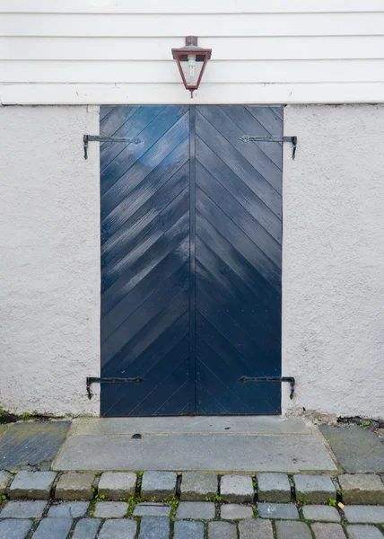 Door in Norway. Stavanger old town — Stock Photo, Image