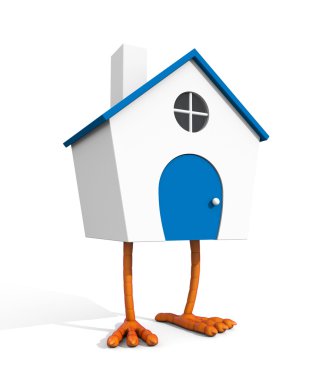 House on chicken leg clipart