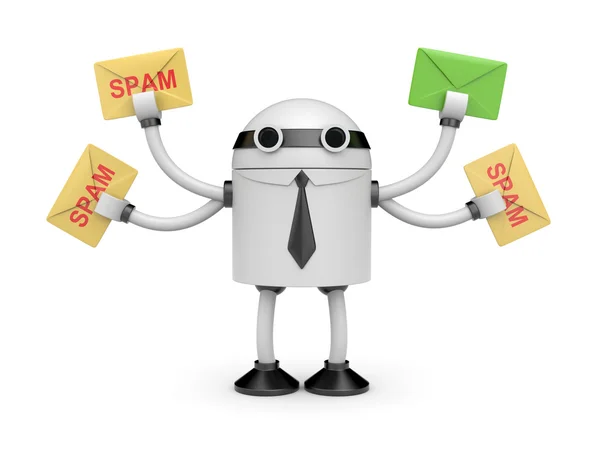 Bot antispam — Foto Stock