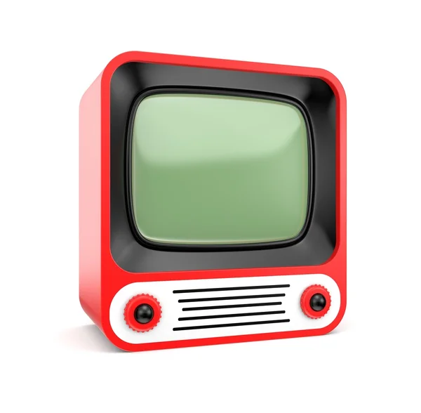 3d retro tv — Fotografia de Stock