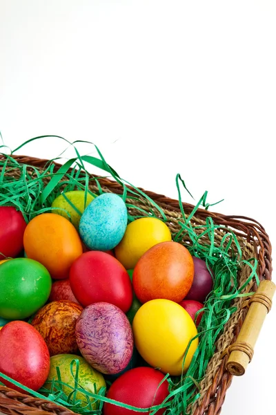 Uova di Pasqua variopinte — Foto Stock