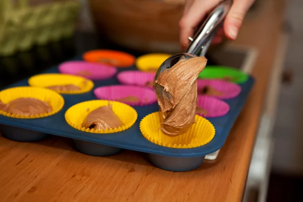 stock image Making cupcakes