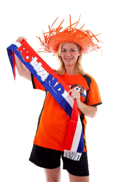 Holländische Fußballerin — Stockfoto