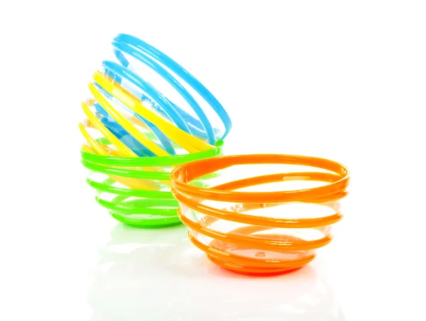Colorful funny bowls — Stock Photo, Image