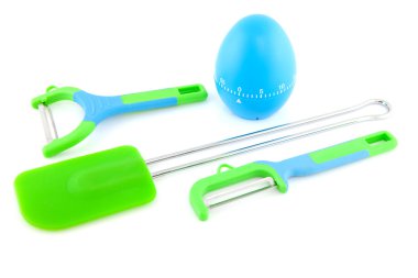 Colorful kitchen utensils clipart