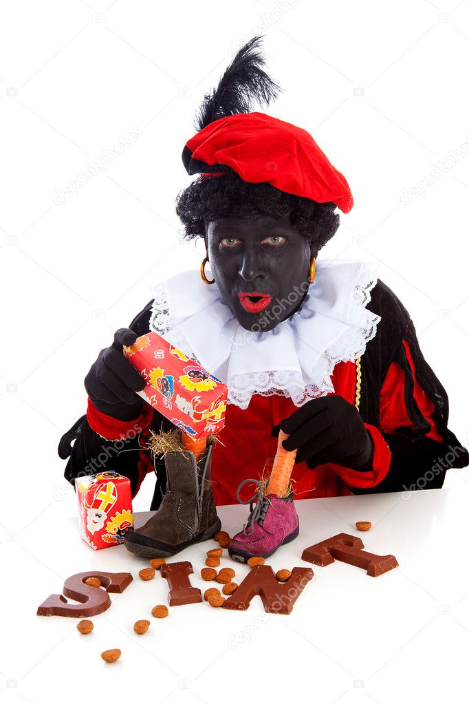 Sinterklaas, typical Dutch event with zwarte piet
