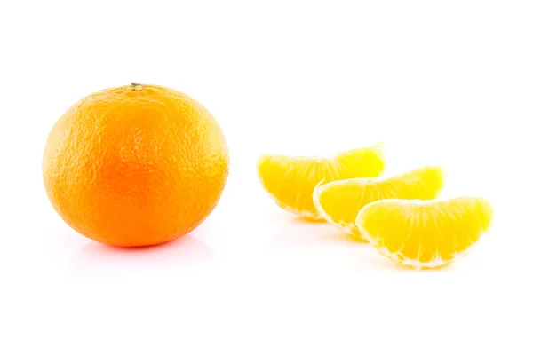 Geheel en delen tangerine — Stockfoto