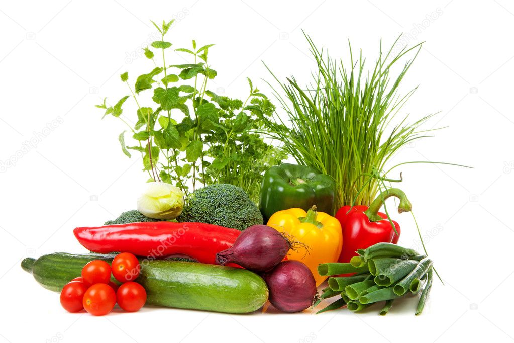 Bunch of fresh vegetables