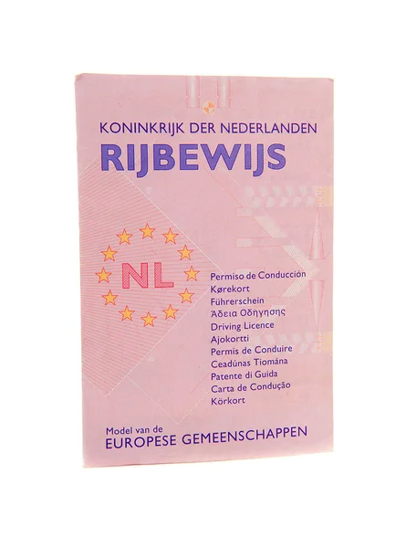 Dutch drivers license — Stock Photo, Image