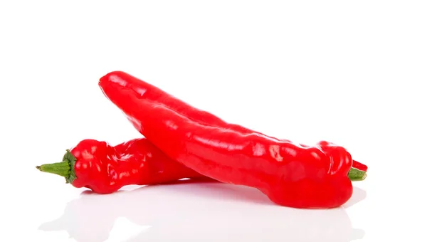 Two red paprika — Stock Photo, Image