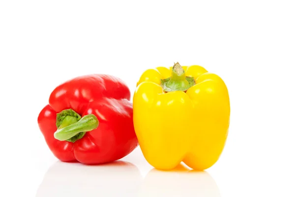 Två paprika grönsaker — Stockfoto