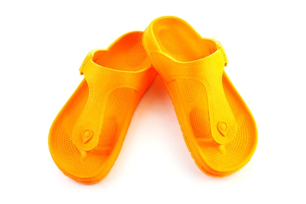 Pantoufles d'été orange — Photo